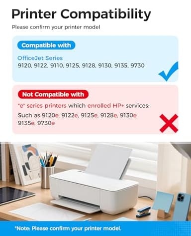 936e 936XL Ink Cartridges Set 4-Pack with Chip High Yield Replacement for HP 936 936e Ink Works with HP OfficeJet Pro 9125e 9135e 9110b 9128e 9130b 9122e 9120e 9730e Printers Black Cyan Magenta Yellow - Image 2