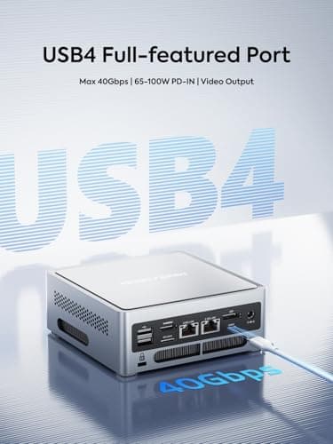 MINISFORUM NAB9 Plus Mini PC Intel Core i9-12900HK(14C/20T), 32GB RAM 1TB SSD, HDMI+DP+USB4(PD) Video Outputs Mini Computers, OCuLink Port, 2X 2.5G LAN Port Intel Iris Xe Graphics Desktop Computer - Image 6