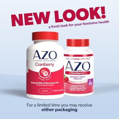 AZO Cranberry Supplement, Made with Concentrated Whole Fruit Cranberry Powder to Help Cleanse and Protect the Urinary Tract*, Sugar Free Cranberry Pills, Non-GMO, 100 Softgels - Image 3