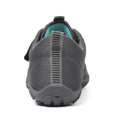 KUBUA Barefoot Shoes for Kids Boys Girls Sports Sneakers Minimalist Zero Drop Splay Shoes for Running Walking Sports Tennis Athletic Gym C Grey 7 Big Kid - Image 4
