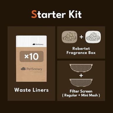 PetSnowy Self-Cleaning Automatic Cat Litter Box with Odor Control TiO2 System, Robot Litter Box with Auto-Packing, App Control, Large Cats & Multiple Cats (2025 Premium Version) - Image 6