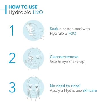 Bioderma - Hydrabio H2O - Micellar Water - Cleansing and Make-Up Removing - for Dehydrated Sensitive Skin , 16.91 Fl Oz (Pack of 1) - Image 3