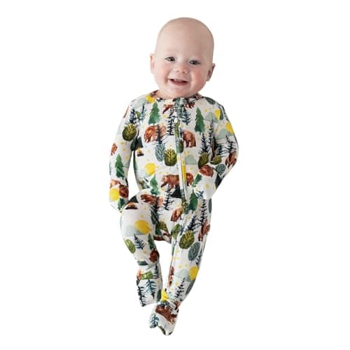 Posh Peanut Convertible Baby Sleepers - Boys Footless Baby Pajamas with 2 Way Zipper for Easy Diaper Changes - Image 1