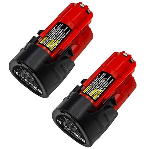 Bmcot 2Packs 4.0Ah Replacement Battery Compatible with Mke 12V Lithium Ion Battery 48-11-2420 48-11-2440 48-11-2402 48-11-2411 48-11-2412 Cordless Power Tools - Image 1