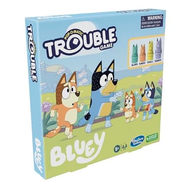 Hasbro Gaming Trouble: Bluey Edition Board Game for Kids, 2-4 Players, Race Bluey, Bingo, Bandit, or Chilli to The Finish, Ages 5 and Up (Amazon Exclusive) - Image 16