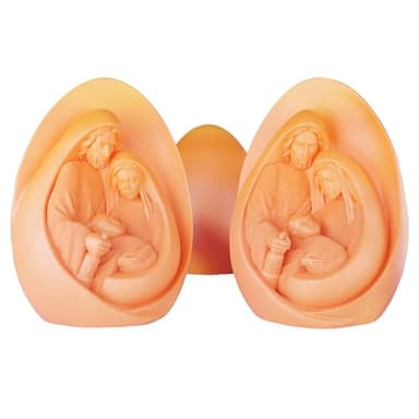 Nativity Scene Candle Mold - Resin Casting Silicone Molds for Home Decor & Candle Making Wave Spiral Mold - Image 5