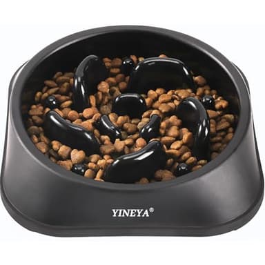 YINEYA Slow Feeder Dog Bowls, Pet Supplies That Slow Down Eating, Pet Food Bowls, Maze Dog Puzzle Feeder for Medium Breed - Image 1