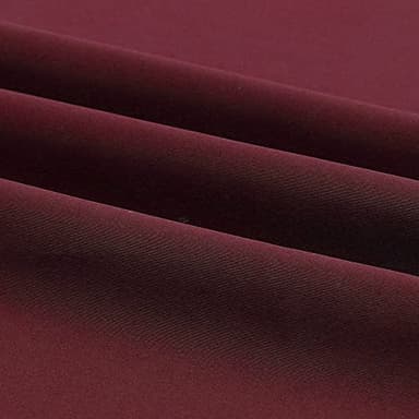 DUALIFE Burgundy Blackout Curtain Panels for Bedroom 96 Inches Long Burgundy Red Solid Thermal Insulated Window Curtain Panels with Grommet for Living Room 42X96 Inch Length - Image 8
