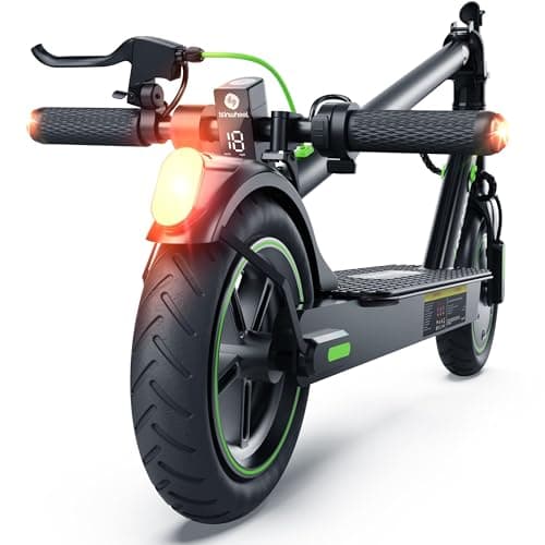 Electric Scooter for Adults, 19 Miles Long Range,19 Mph Top Speed, Commuting Electric Scooter with Turn Signals, Double Braking Systems E Scooter for Adults and Teens - Image 1