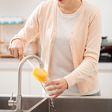 Gulicola Natural Glass Baby Bottles Set 4 Pack, Newborn Boy Breastfeeding Bottles with Slow Flow Nipples, 0 Months+, 3 oz & 5 oz - Black/White - Image 2