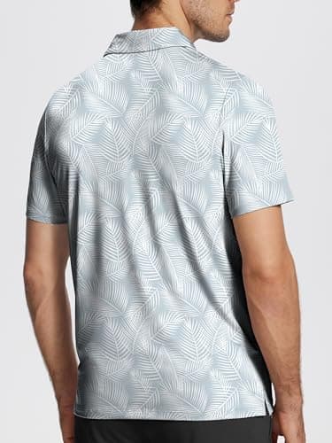 ISEEGZ Mens Golf Shirts Short Sleeve Funny Print Golf Polo Shirts for Men Lightweight Dry Fit Quick Dry Collared Golf Polos - Image 3