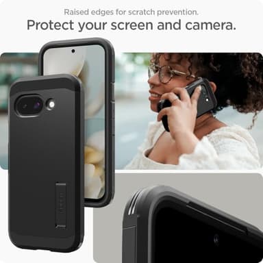 Spigen for Pixel 9a Case, Tough Armor (Ai) MagFit (2025) [Compatible with MagSafe Accessories] - Black - Image 4