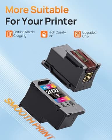 E-Z Ink 245XL Ink Cartridge Replacement for Canon 245XL Black Ink 245 XL PG-245XL PG245XL Works with Pixma MX490 MG2522 TR4520 MG2525 TS3122 TS3322 TS202 MG2520 MG2922 MG3022 (2 Black) - Image 5