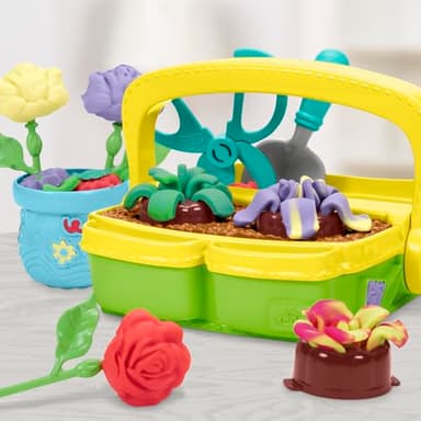 Play-Doh Blooming Flower Garden Toy Playset, Nature Pretend Play, Kids Arts & Crafts Ages 3+ - Image 6