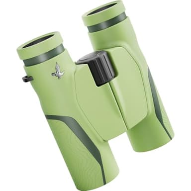 Swarovski Optik My Junior 7x28 Binoculars, Wide Angle View for Wildlife and Nature Observation, Carry Bag and Nature Notes Notebook Included | Jungle Green (38000) - Image 2