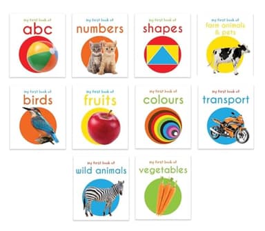 My First Library: Boxset of 10 Board Books for Kids - Image 2