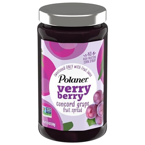 Polaner Verry Berry Fruit Spread, Concord Grape, 15.25 Ounce - Image 1