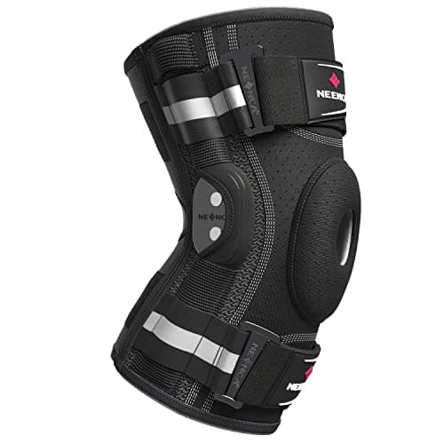 NEENCA Professional Knee Brace for Knee Pain, Adjustable Hinged Knee Support with Removable Side Stabilizers, Strong Stability for Joint Pain Relief, Arthritis, Meniscus Tear, ACL, PCL, Runner, Sports - Image 1