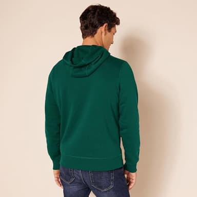 Amazon Essentials Men's Pullover Sweatshirt Hoodie, Big & Tall Options Available, Forest Green, X-Large - Image 3