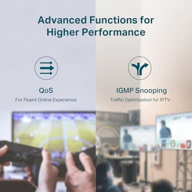 TP-Link TL-SG105MPE | Easy Smart Managed | 4 PoE+ Ports @120W, w/ 1 Uplink Gigabit Port | QoS, Vlan, IGMP & LAG | Fanless | PoE Auto Recovery | 3 Year Protection - Image 5