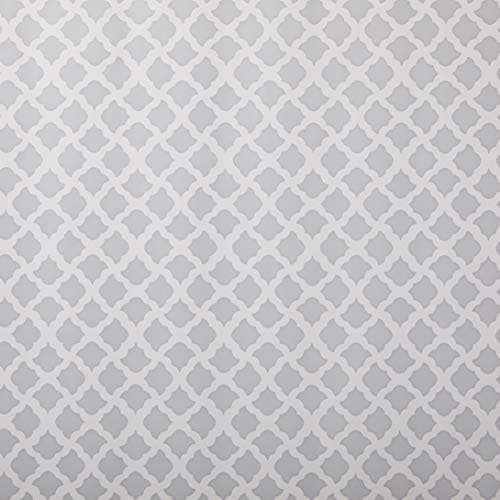 Magic Cover Adhesive Vinyl Paper, Multi-Functional Shelf Liner for Lining Drawers and Shelves, Waterproof and Durable, 18" x 20', Talisman Glacier Gray - Image 1