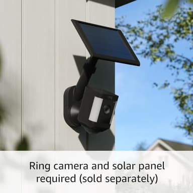 All-New Ring Pole and Wall Mount for Cameras and Solar Panels, Black - Image 6
