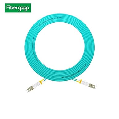 Fibergaga 5M(16ft) OM3 LC to LC Fiber Patch Cable,10GB/40GB Multimode Duplex 50/125µm 2.0mm Fiber Optic Jumper Cords Length Option: 0.5M(1.6ft)-100M(328ft) - Image 5