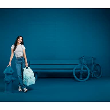 High Sierra Loop-Backpack, Travel, or Work Bookbag with tablet-sleeve, Marble, One Size - Image 5