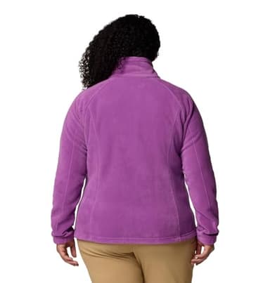 Columbia Women's Benton Springs Full Zip, Razzle, 2X - Image 2
