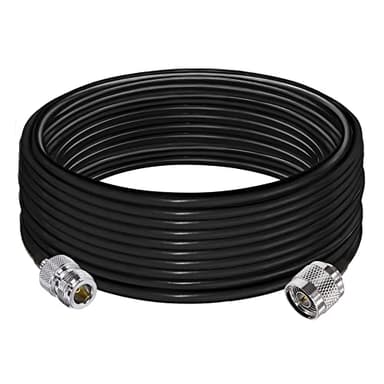 TUOLNK N Type Cable RG58 32.8ft(10M) N Male to N Female Extension Cable Low Loss High Frequency N Cable Male to Female Black for WiFi Router 3G 4G LTE Antenna - Image 1