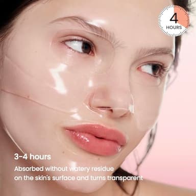 BIODANCE Bio-Collagen Real Deep Mask, Hydrating Overnight Hydrogel Mask, Pore Minimizing, Elasticity, Plumping Improvement, Korean Skincare, Stocking Stuffers for Teen Girls | 1.19oz(34g) x 4ea - Image 4