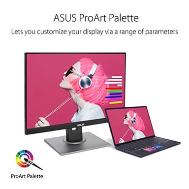 ASUS ProArt Display PA248QV 24.1” WUXGA (1920 x 1200) 16:10 Monitor, 100% sRGB/Rec.709 ΔE < 2, IPS, DisplayPort HDMI D-Sub, Calman Verified, Anti-glare, Tilt Pivot Swivel Height Adjustable, Black - Image 7