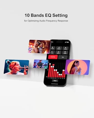 ULTIMEA 5.1ch Sound Bar with Dolby Atmos, Surround Sound System for TV, App Control, Home Theater Sound System, TV Soundbar with Subwoofer, 2 Surround Speakers, HDMI eARC/Opt/AUX/BT, Aura A50 Pro - Image 9