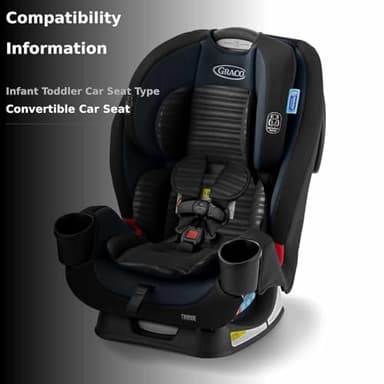 Graco TriRide 3-in-1 Reclining Car Seat, Clybourne - Rear & Forward Facing Car Seat, Highback Booster, Adjustable Headrest - Image 3