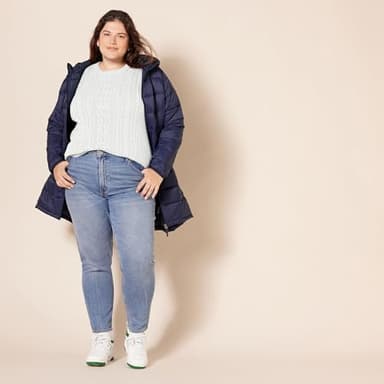 Amazon Essentials Women's Soft Fisherman Cable Long-Sleeve Crewneck Sweater (Available in Plus Size), White, Small - Image 8