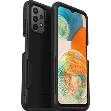 OtterBox Galaxy A23 5G UW Commuter Series Case - Black, Slim & Tough, Pocket-Friendly, with Port Protection - Image 1