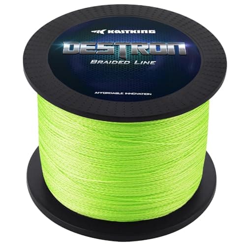 KastKing Destron Braided Fishing Line, Grass Green, 10LB, 600Yds - Image 1
