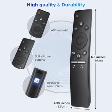 Voice Replacement for Samsung-Smart-TV-Remote, New Upgraded BN59-1266A for Samsung Remote Control with Voice Function. 1-Year Warranty. - Image 8