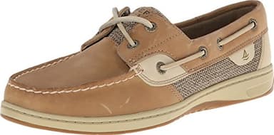 Sperry Womens Bluefish Boat Shoe, Linen/Oat, 8 - Image 1