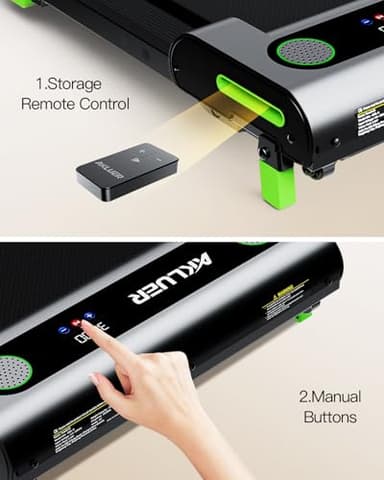 Walking Pad with Incline, Akluer Incline Treadmills for Home, 2.5 HP Under Desk Treadmill Small with Remote Control, Walking Pad Small Treadmill with LED Display - Image 7
