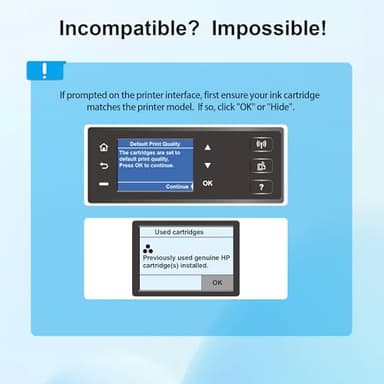 Adoccur 61XL Ink Cartridge Replacement for HP Ink 61 for HP 61 Ink Works with HP Envy 4500 5530 5534 4502 Deskjet 1000 1010 2540 3000 3510 Officejet 4630 4635 Printer (2 Pack) - Image 3