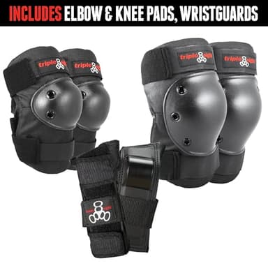 Triple Eight Saver Series Pad Set with Kneesavers, Elbowsavers and Wristsavers, Large - Image 3