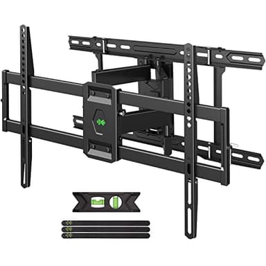 USX MOUNT UL Listed TV Wall Mount for 42"-85" TVS, Fits 16" 18" or 24" Studs, Full Motion Wall Mount Swivel Tilt Extension TV Bracket with Dual Articulating Arms, Max VESA 600x400mm, Load 110lbs - Image 1
