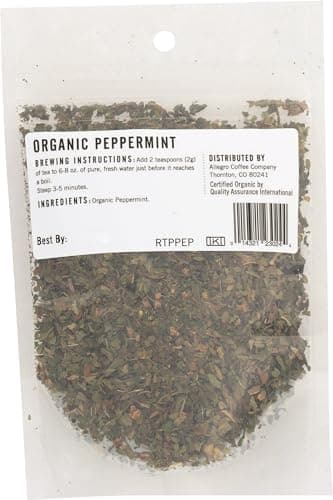 Allegro Tea, Organic Peppermint, Loose Leaf Tea, 0.5 oz - Image 3