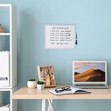 Mr. Pen- Dry Erase Board, 14” x 11” with a Black Dry Erase Marker, Small Mini White Board for Students - Image 8