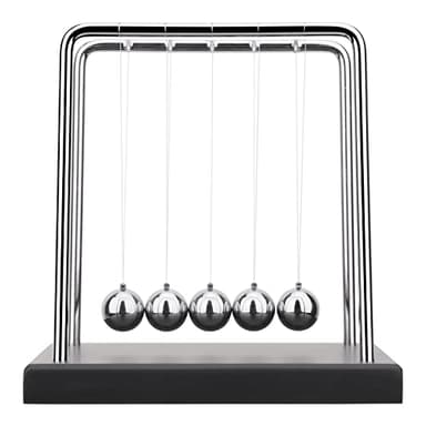 QLKUNLA Newtons Cradle Balance Balls Science Physics Gadget Desktop Decoration Kinetic Motion Toy for Home and Office - Image 3