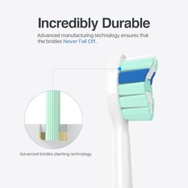 Replacement Toothbrush Heads for Philips Sonicare Replacement Heads, Electric Replacement Brush Head Compatible with Phillips Sonicare Electric Toothbrush, for Philips Sonic Care Brush,10 Pack - Image 8