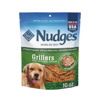 Blue Buffalo Nudges Grillers Natural Dog Treats Made with Real Chicken - Image 1