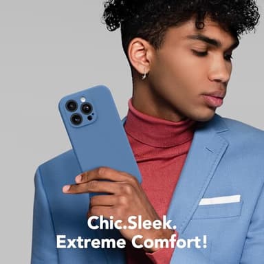 SuydanBox Magnetic for iPhone 14 Pro Max Case, Compatible with MagSafe, [Full Camera Protection][Screen Protector] Silicone Shockproof Protective Phone Case for iPhone 14 Pro Max 6.7", Lake Blue - Image 9