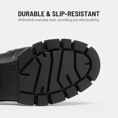 DREAM PAIRS Loafers for Women Platform Chunky Loafers Slip On Casual Shoes,Size 7,Black,SDLS2321W - Image 5